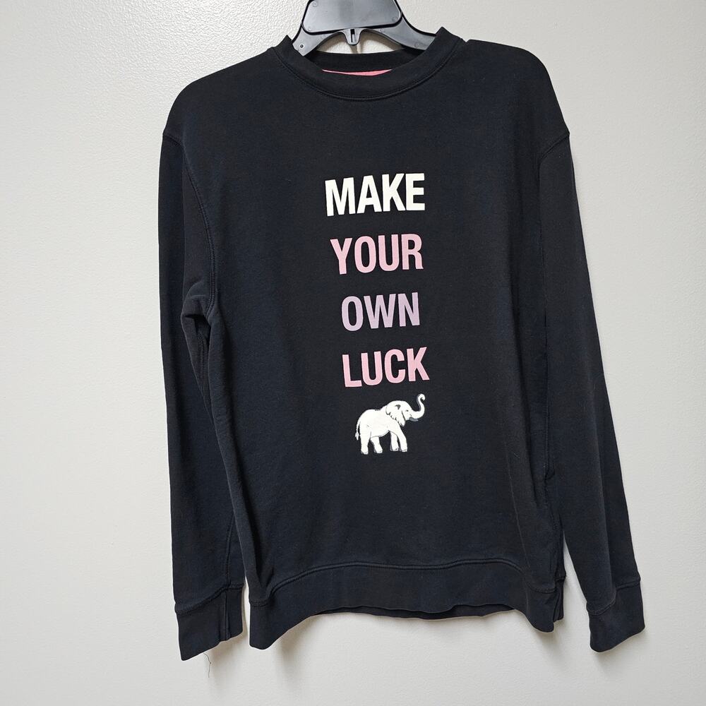 Ivory Ella "Make your own Luck" Sweatshirt Size Small